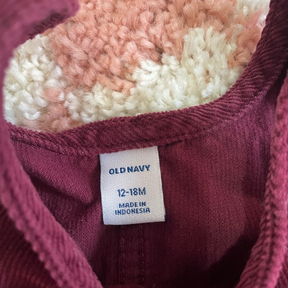 Old Navy Kids Burgundy Tank Dress - Picture 2 of 2